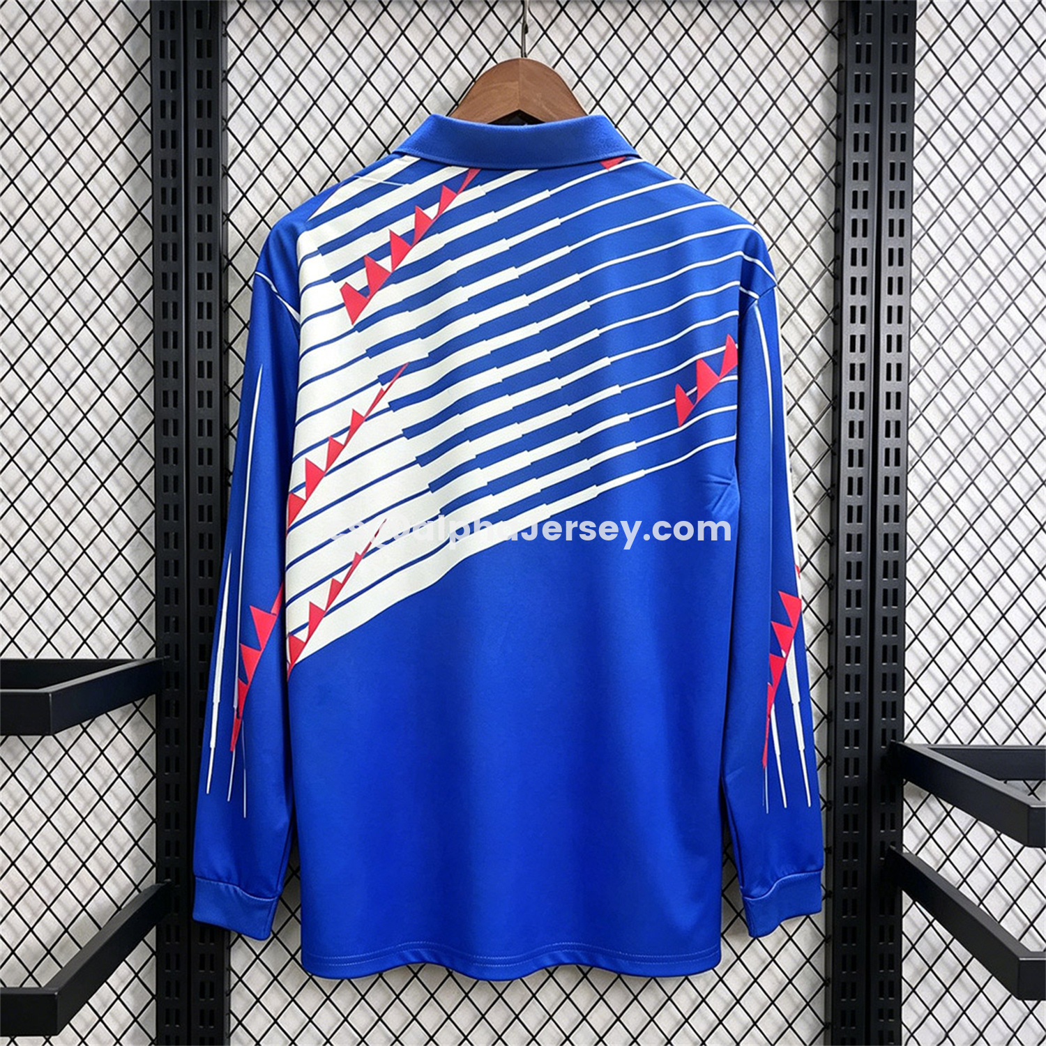 AJ-AlphaJersey-Retro Japan 1994 Home Long Sleeves Jersey