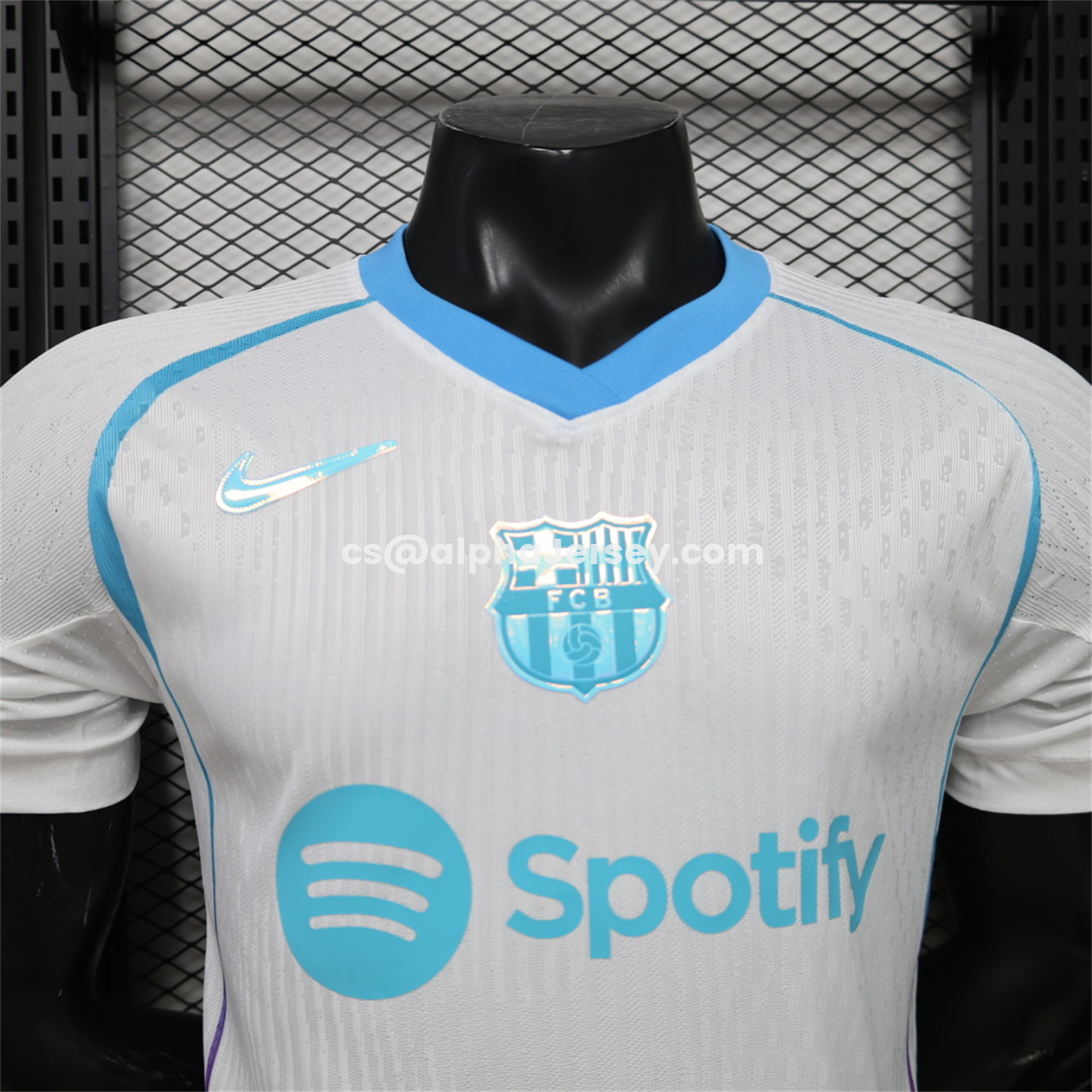 AJ-AlphaJersey-Barcelona 26-27 Blue White Special Jersey - Player Version