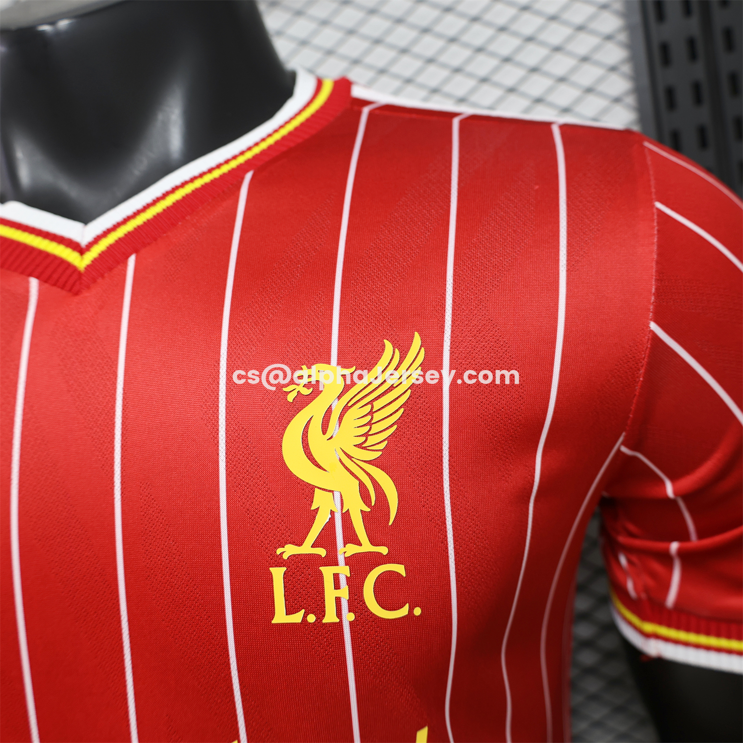 AJ-AlphaJersey-Liver.pool 26-27 Terrace Icon Retro Casual Style Red Jersey - Player Version