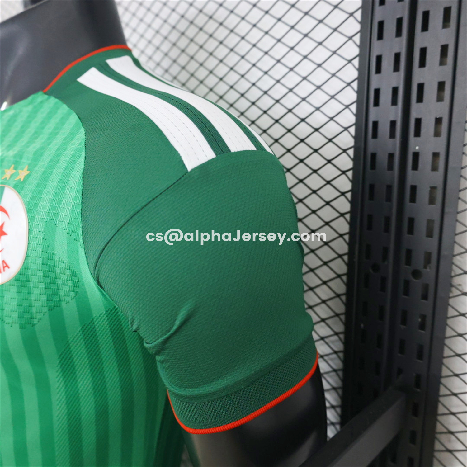 AJ-AlphaJersey-Algeria 2026 Away Green Jersey With 2 Stars - Player Version