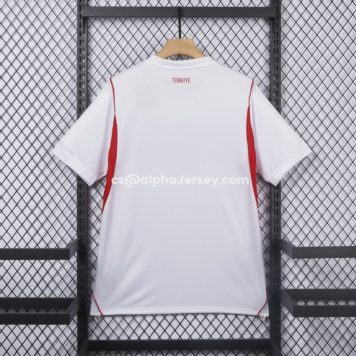 AJ-AlphaJersey-Turkey 2026 Away White Jersey - Fans Version