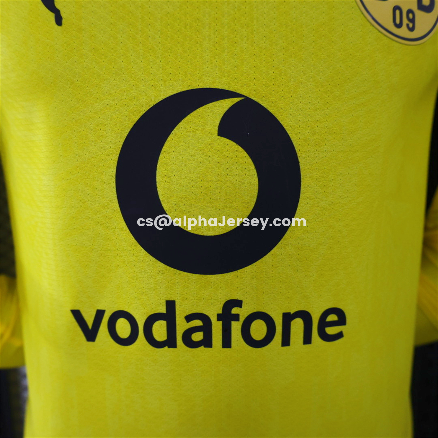AJ-AlphaJersey-Dortmund 26-27 Home Long Sleeves Jersey - Player Version