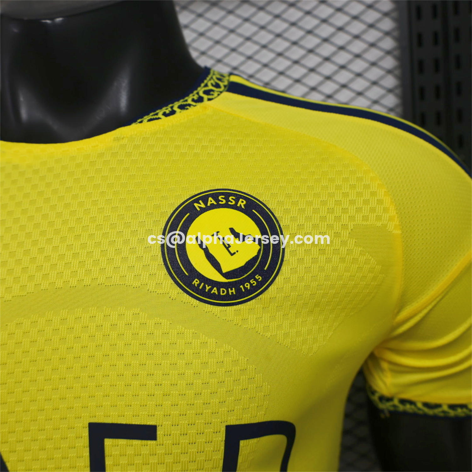 AJ-AlphaJersey-Al Nassr Riyadh Victory 26-27 Home Jersey With Sponsors - Player Version