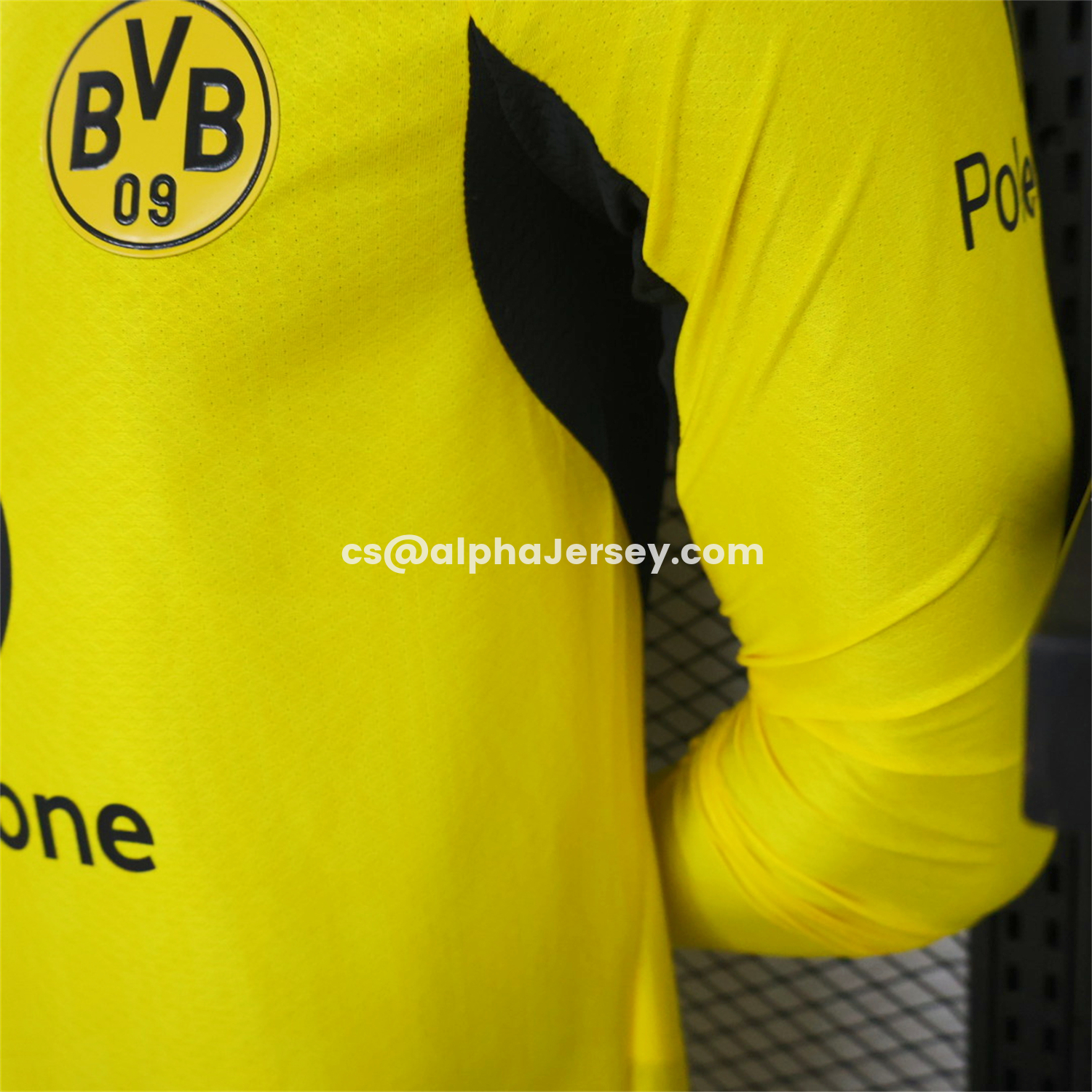 AJ-AlphaJersey-Dortmund 26-27 Home Long Sleeves Jersey - Player Version