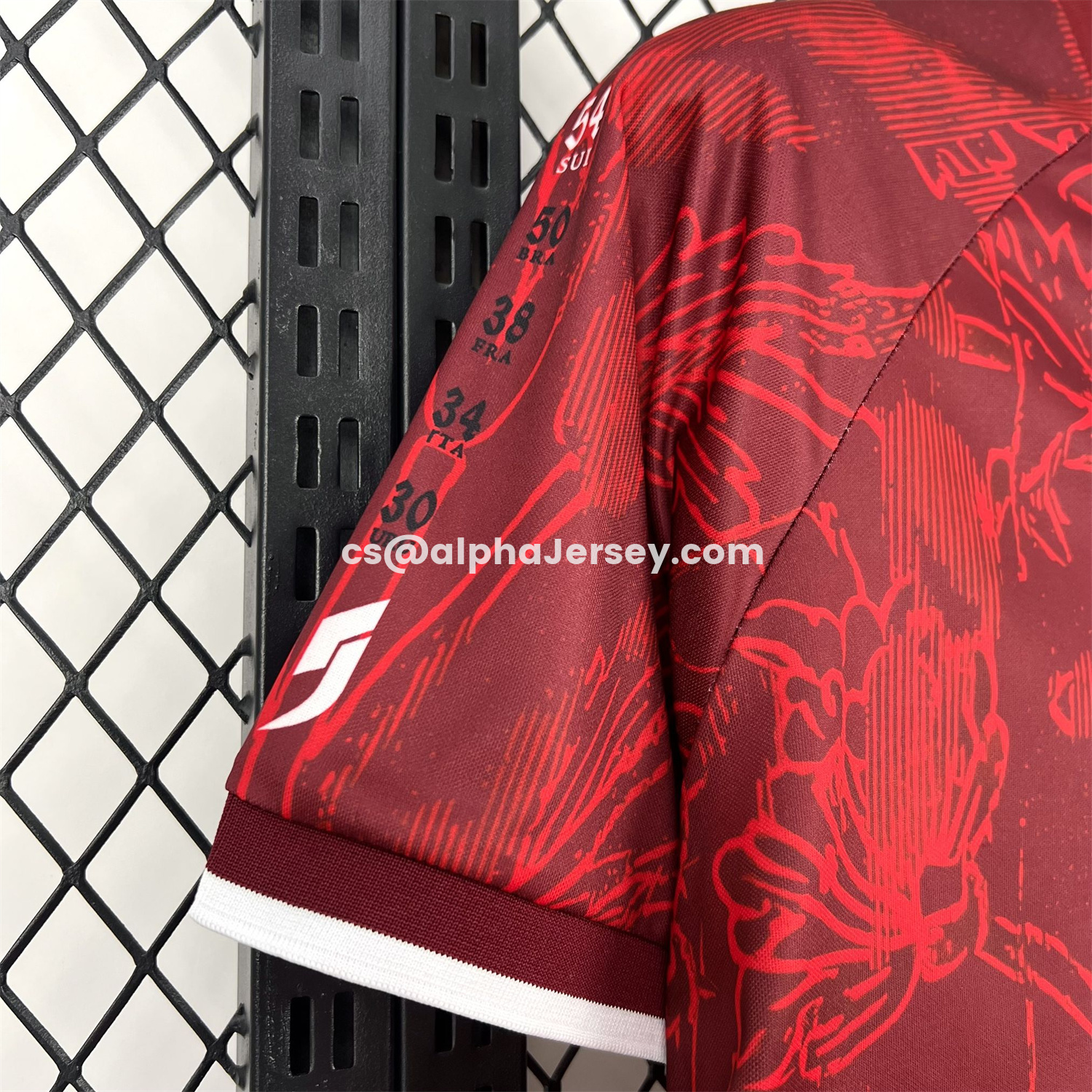 AJ-AlphaJersey-Turkey 2026 Red With Dark Red Patterns Special Edition Jersey - Fans Version