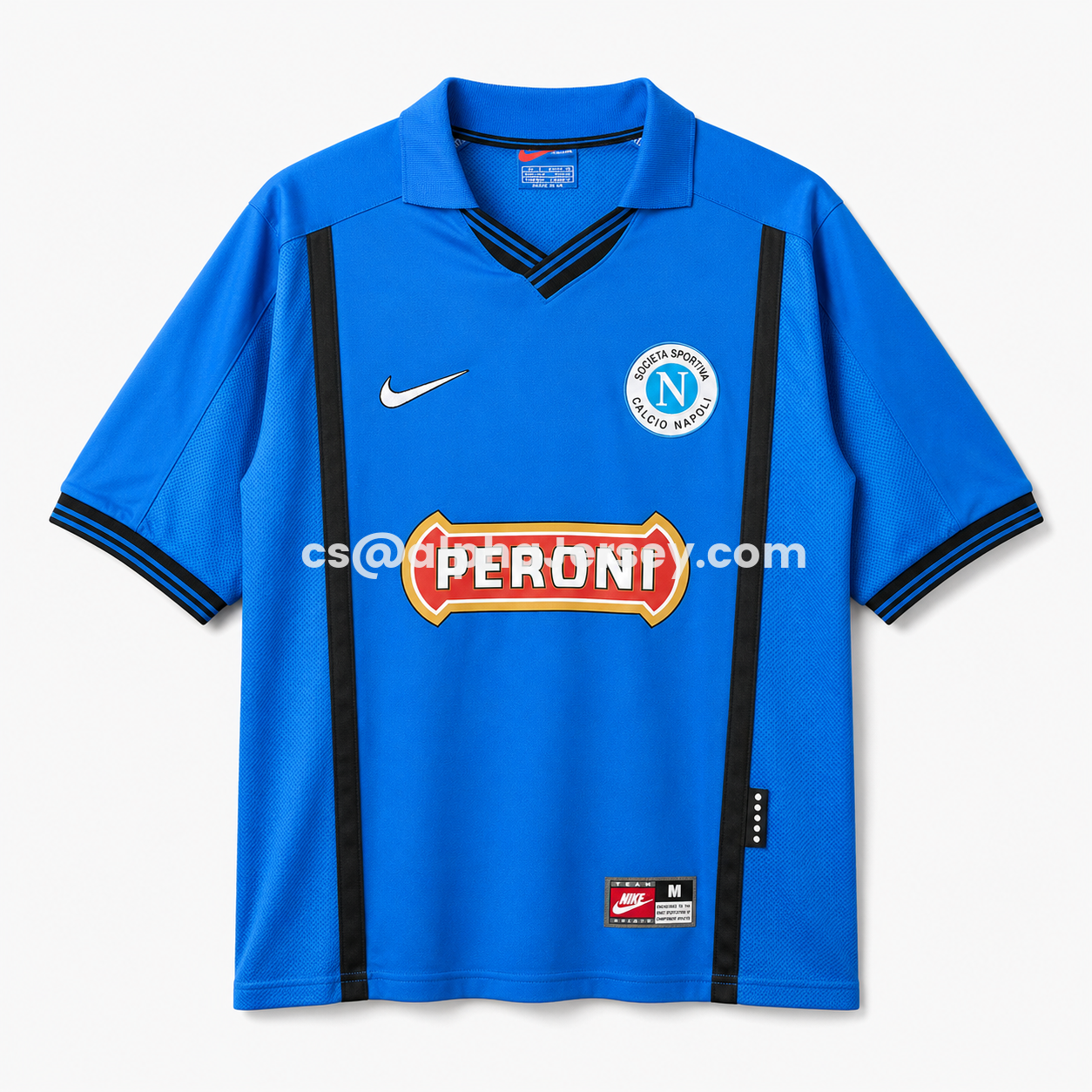 AJ-AlphaJersey-Retro Napoli 1999-00 Home Jersey - Fans Version
