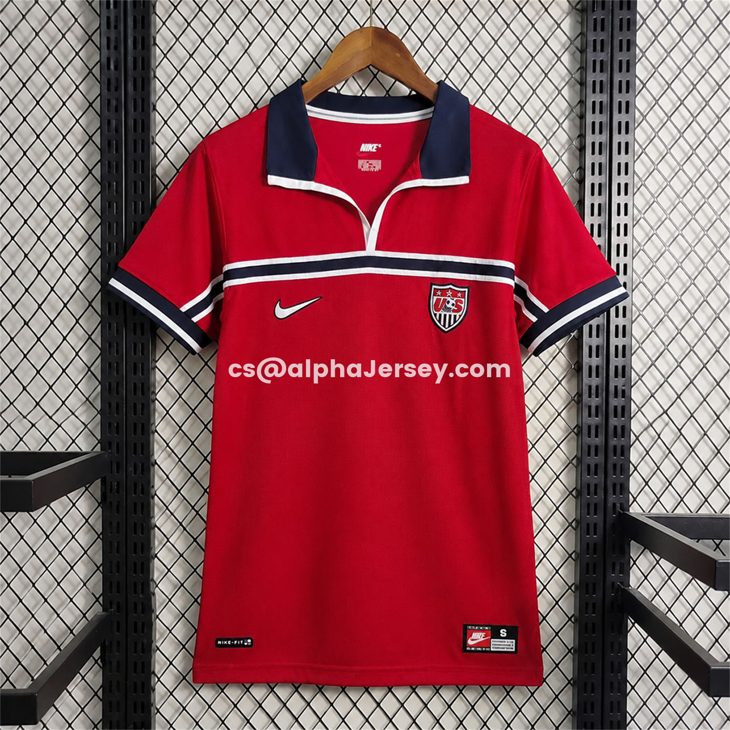 AJ-AlphaJersey-Retro United States USA 1998 Away Jersey