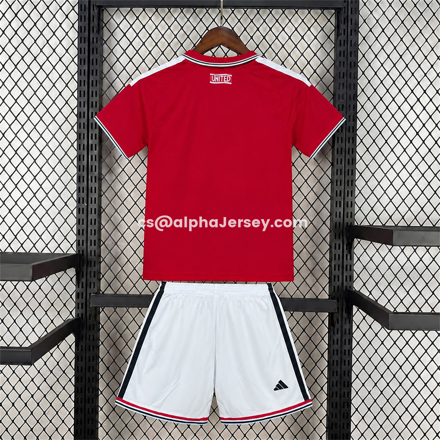 AJ-AlphaJersey-Manchester United 26-27 Home Kids Kit