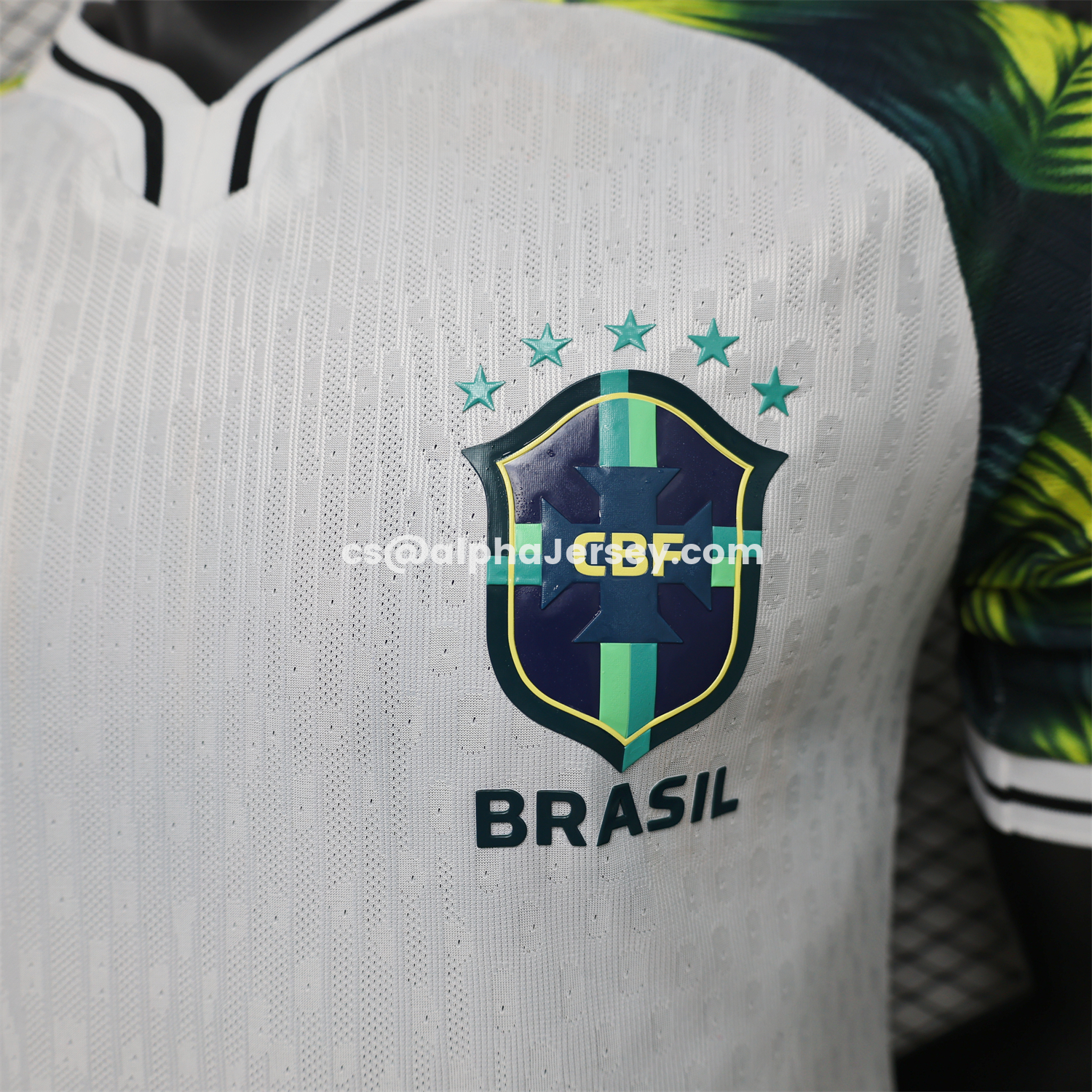 AJ-AlphaJersey-Mexico 2026 Palm Leaf White Special Jersey - Player Version