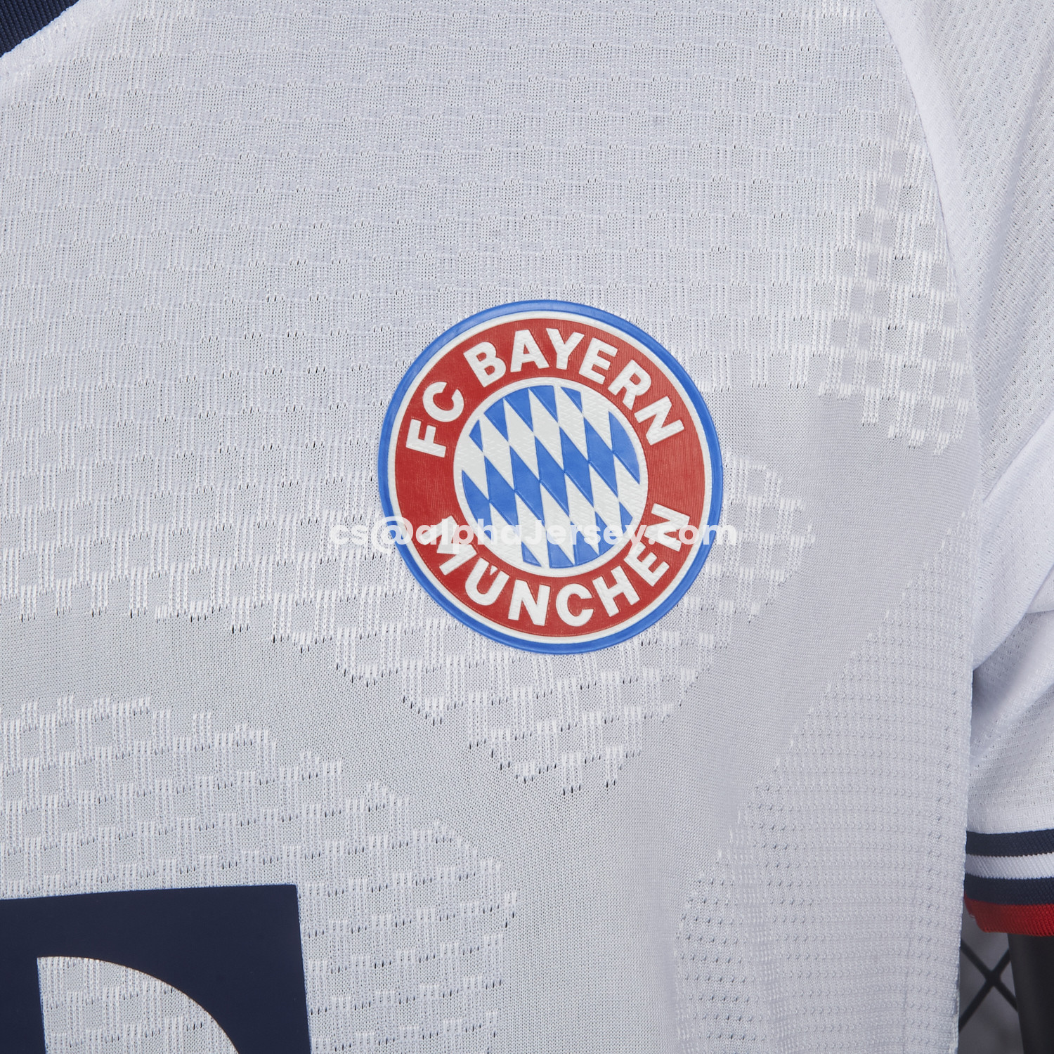 AJ-AlphaJersey-Bayern Munich 26-27 Away White Jersey - Player Version