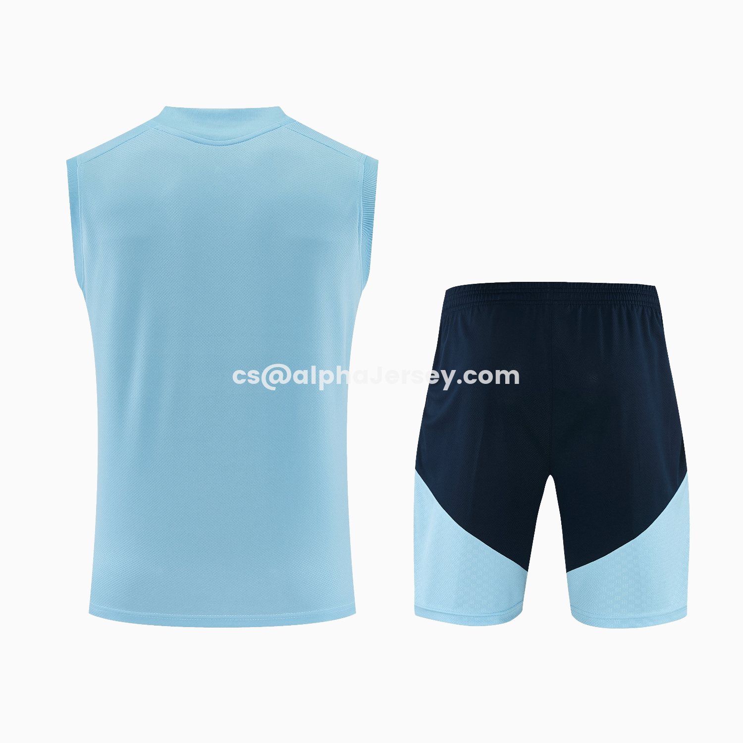 AJ-AlphaJersey-Argentina 2026 Vest Training Set - Light Blue Top & Dark Blue Pants