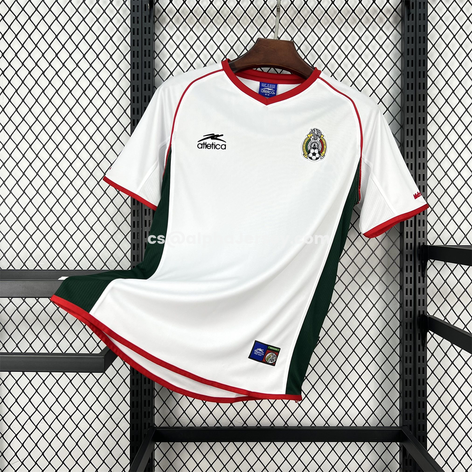 AJ-AlphaJersey-Retro Mexico 2002 Away Jersey - Fans Version