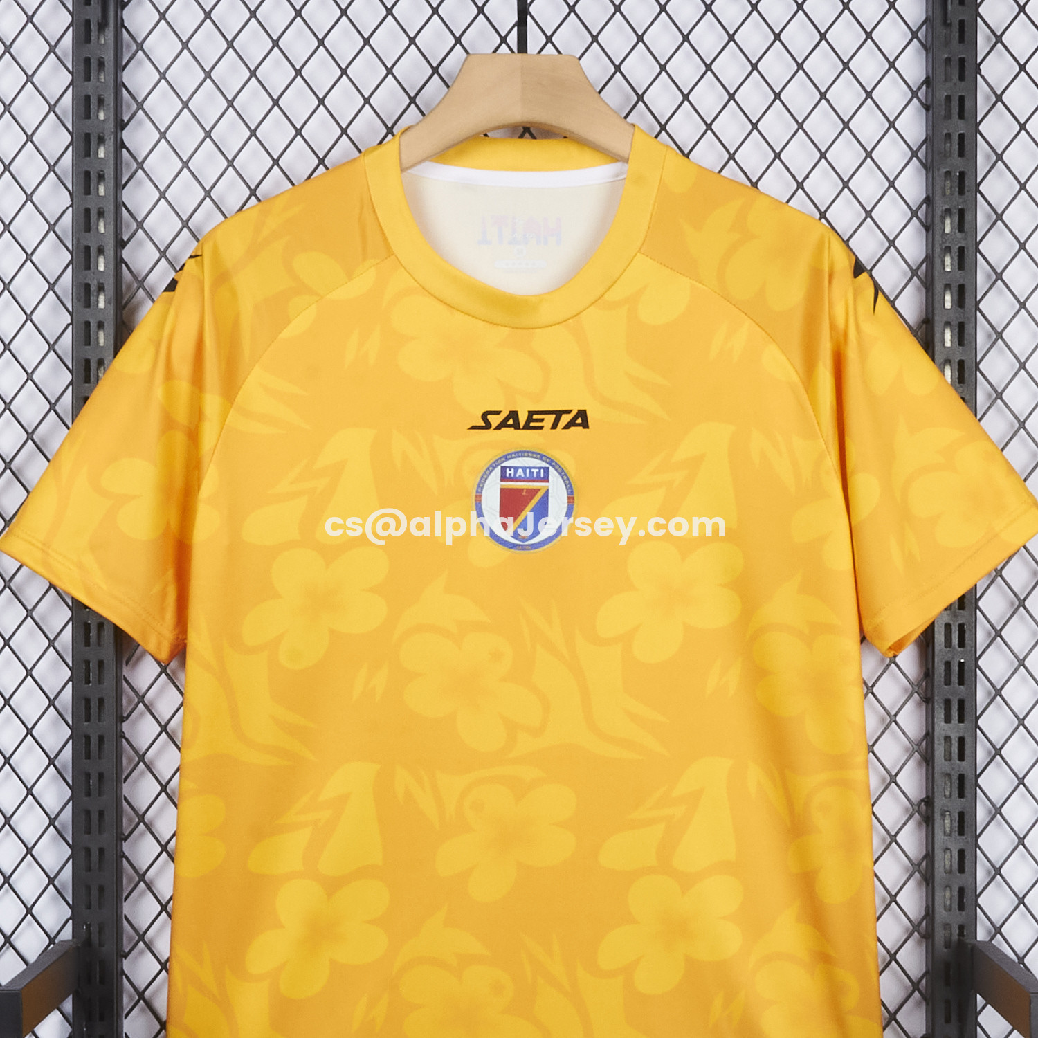 AJ-AlphaJersey-Haiti 26-27 Yellow Goalkeeper Jersey - Fans Version
