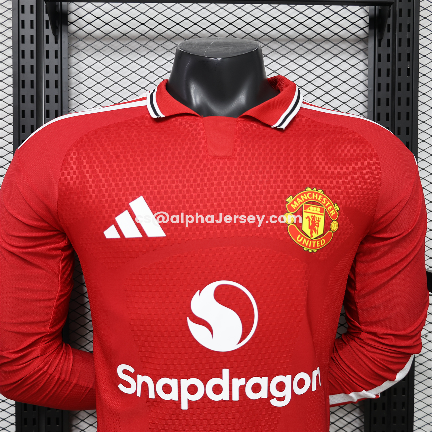 AJ-AlphaJersey-Manchester United 26-27 Home Long Sleeves Jersey - Player Version
