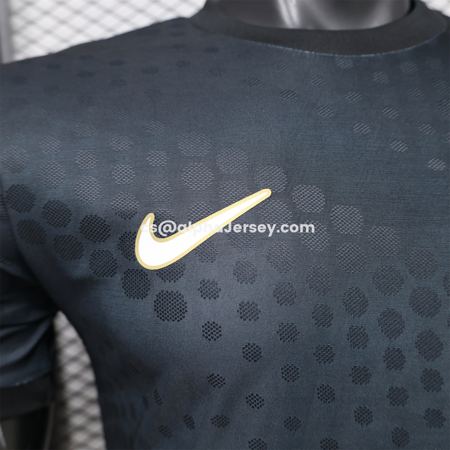 AJ-AlphaJersey-South Korea 26-27 Casual Style Black Jersey - Player Version
