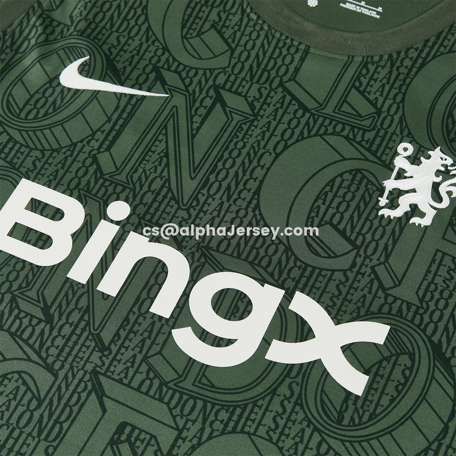 AJ-AlphaJersey-C.H.E.L.S.E.A 25-26 Vest Training Set - Dark Green Top & Dark Green Pants