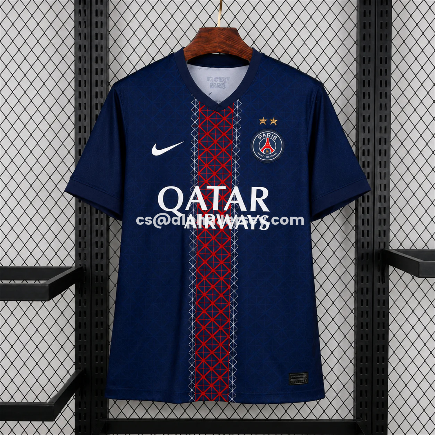 AJ-AlphaJersey-【Champion 26 Font】Paris Saint-Germain PSG 25-26 Home Jersey - Fans Version
