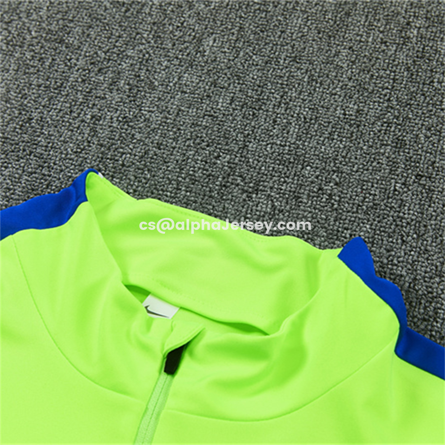 AJ-AlphaJersey-Atletico Madrid 26-27 Kids Long Sleeves Training Set - Neon Green Top & Black Pants