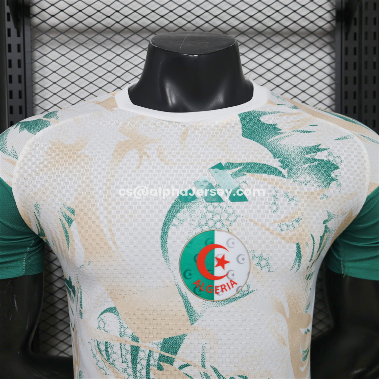 AJ-AlphaJersey-Algeria 2026 Dark Green White Special Jersey - Player Version