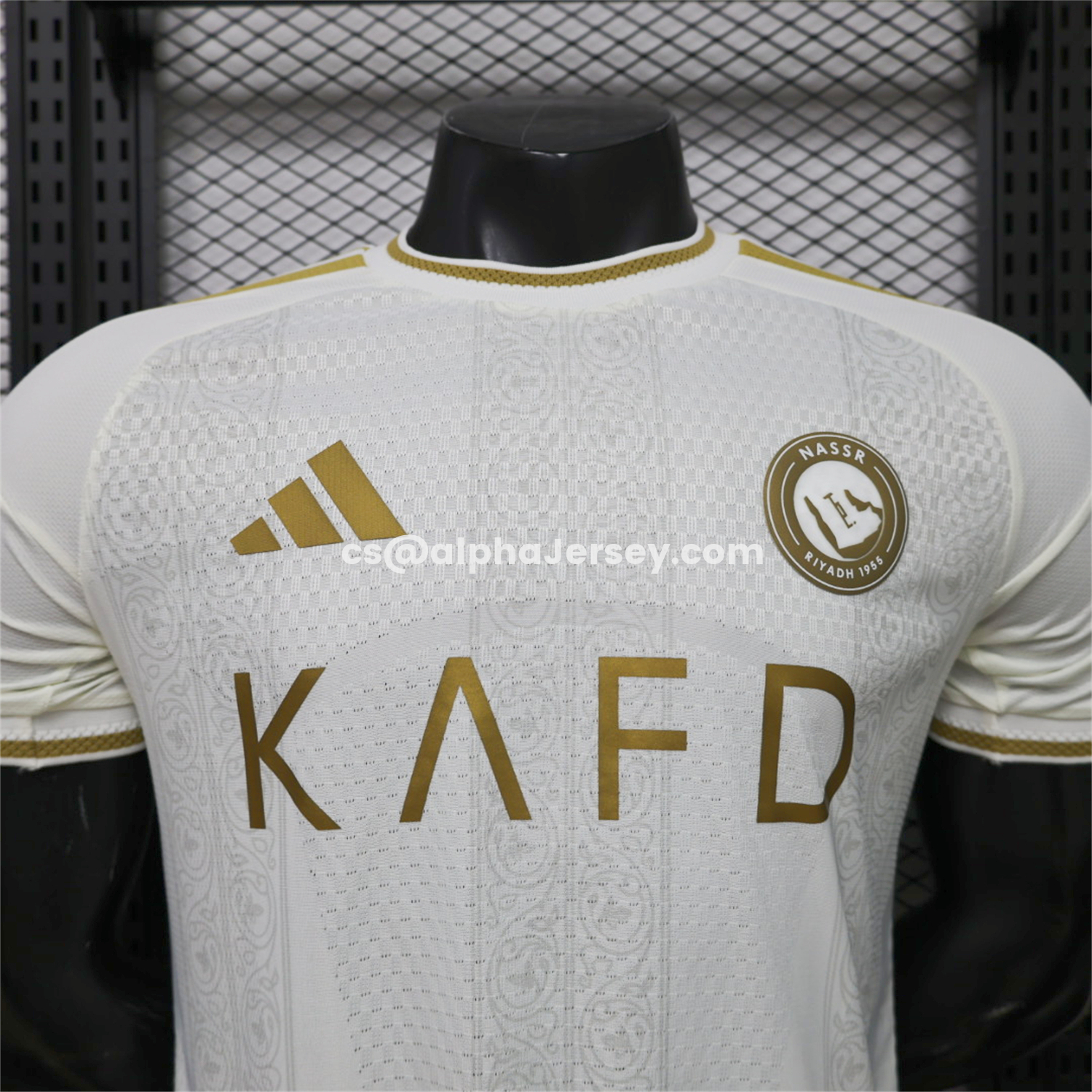 AJ-AlphaJersey-Al Nassr Riyadh Victory 26-27 Away Jersey With Sponsors - Player Version