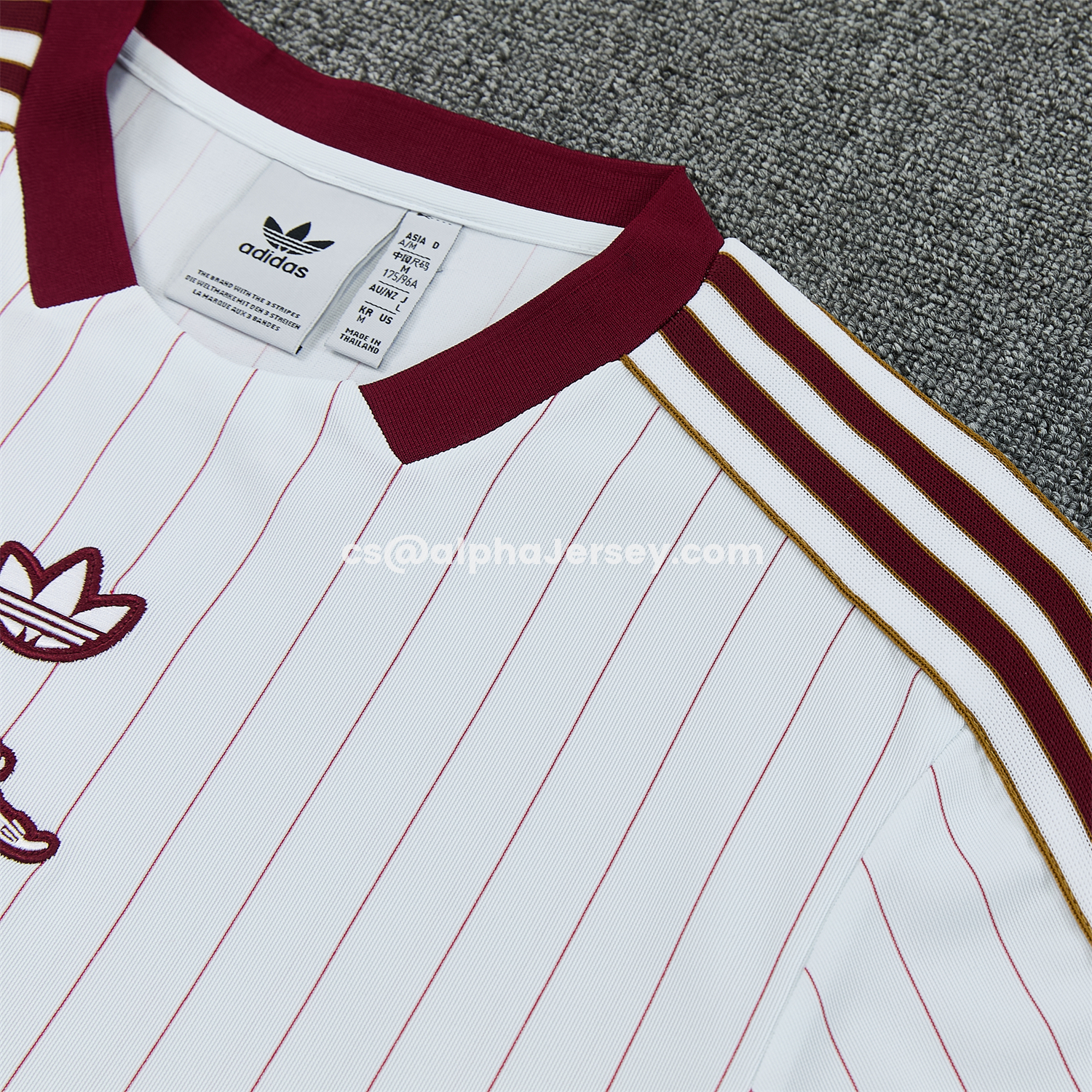 AJ-AlphaJersey-Arsenal 25-26 Retro Style Short-Sleeve Training Set - Colors Top & White With Thin Mar Pants