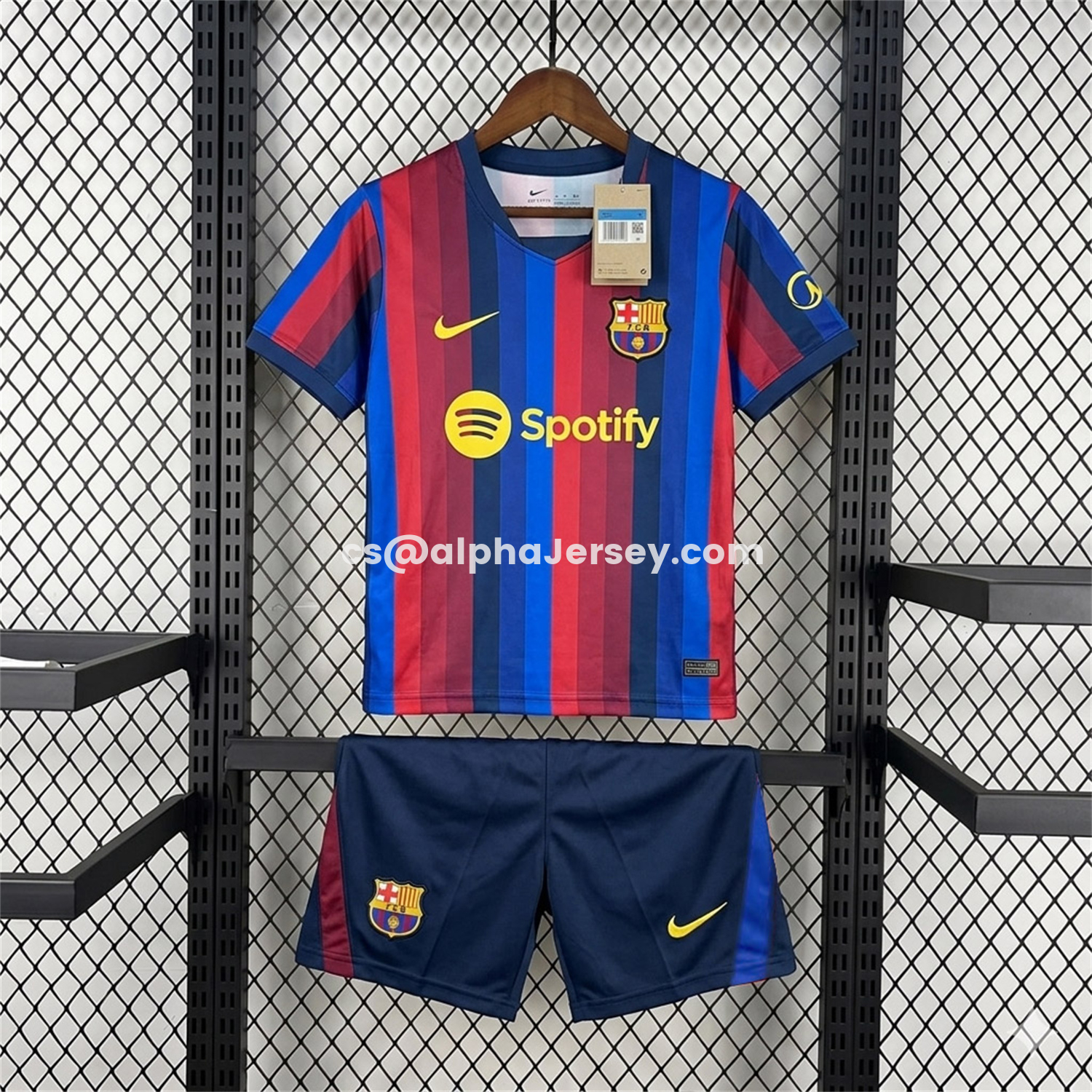 AJ-AlphaJersey-Barcelona 26-27 Spotify Home Kids Kit