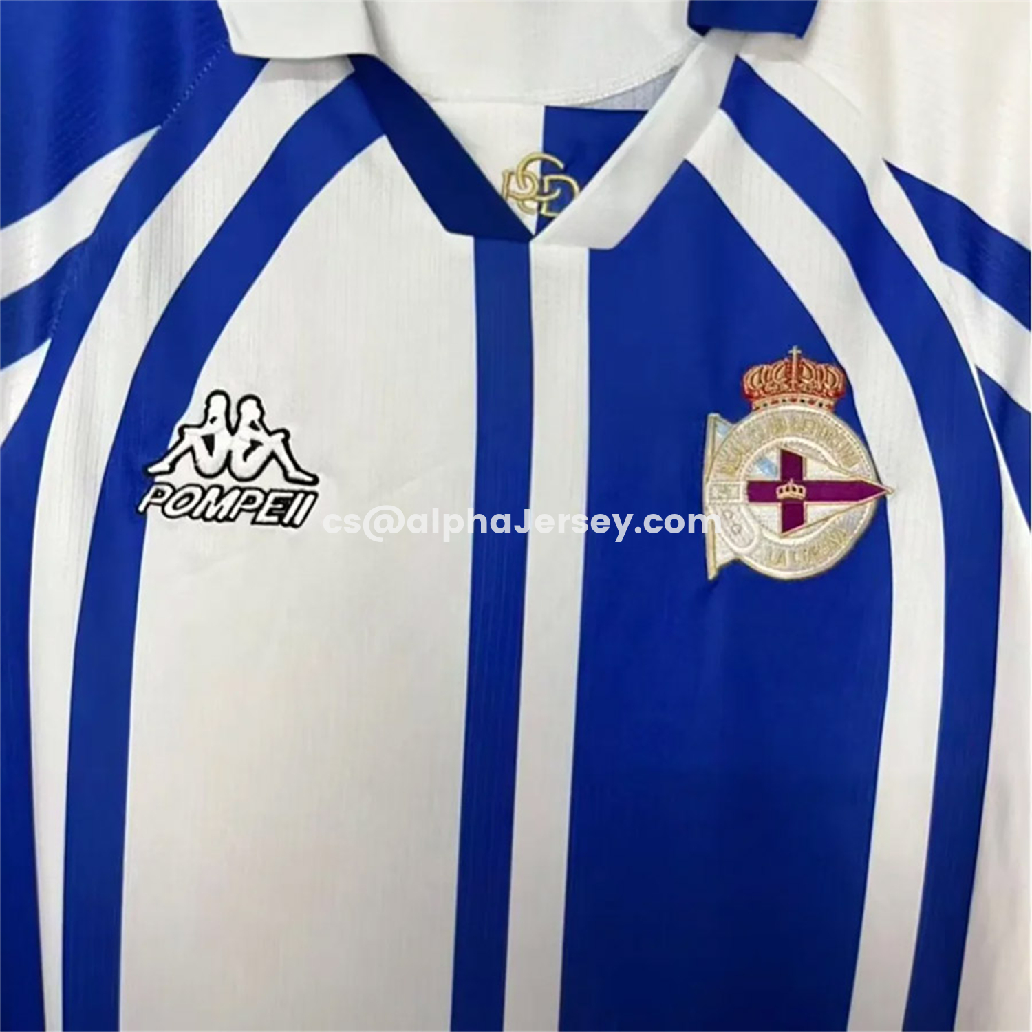 AJ-AlphaJersey-La Coruna 25-26 Retro Style Blue Special Jersey - Fans Version
