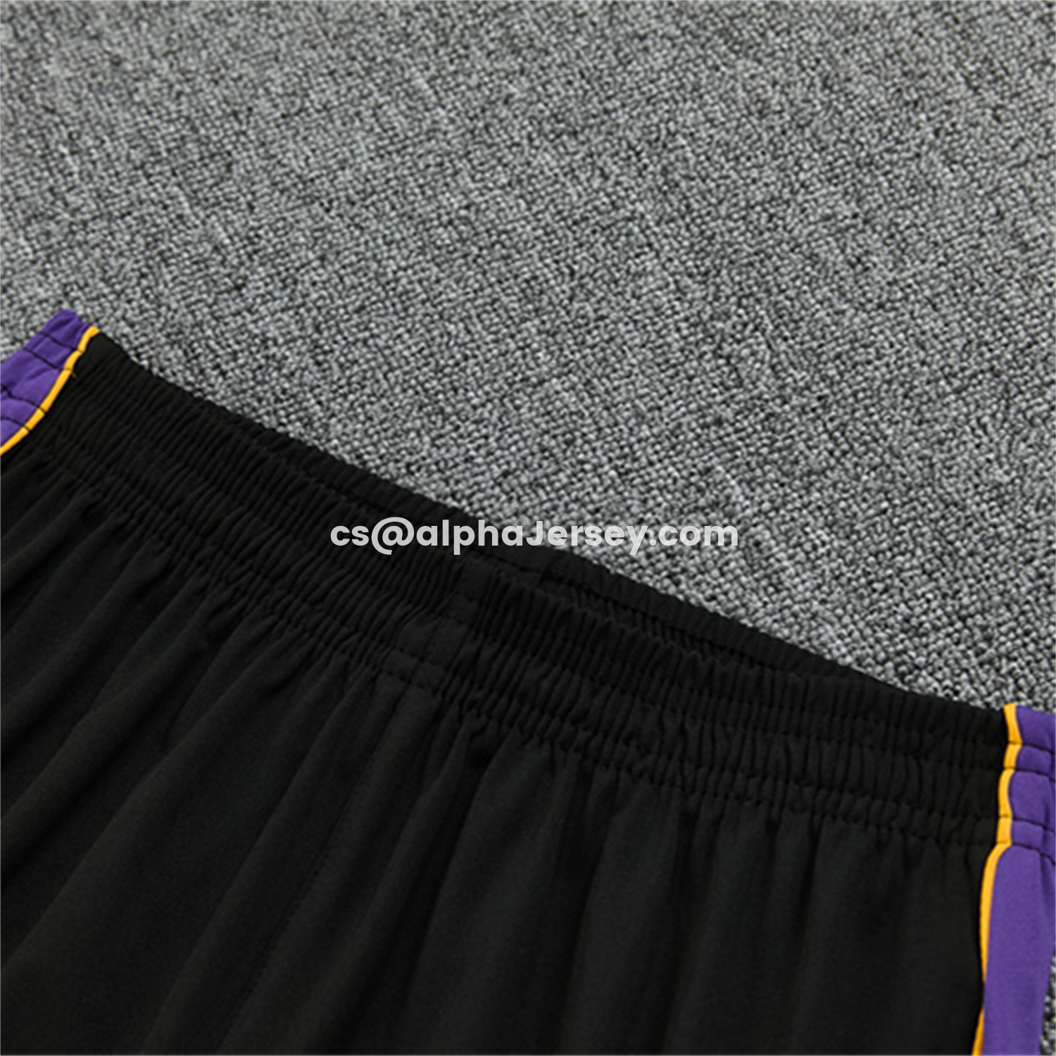 AJ-AlphaJersey-Barcelona 26-27 Long Sleeves Training Set - Light Grey Top & Black Pants