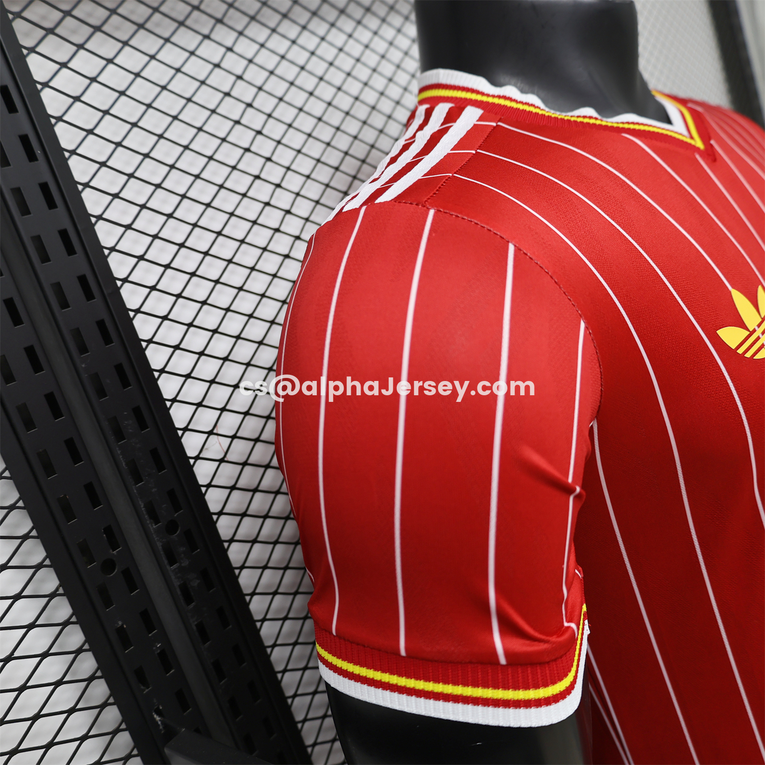 AJ-AlphaJersey-Liver.pool 26-27 Terrace Icon Retro Casual Style Red Jersey - Player Version