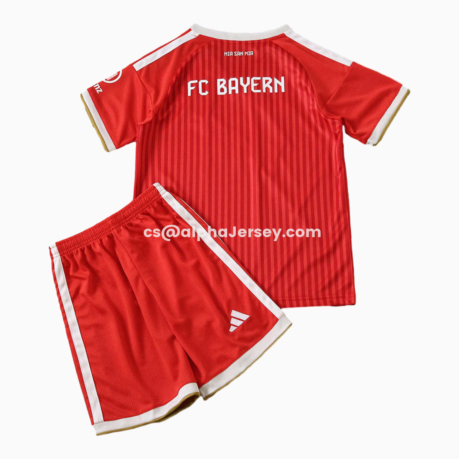 AJ-AlphaJersey-Bayern Munich 26-27 Home Kids Kit