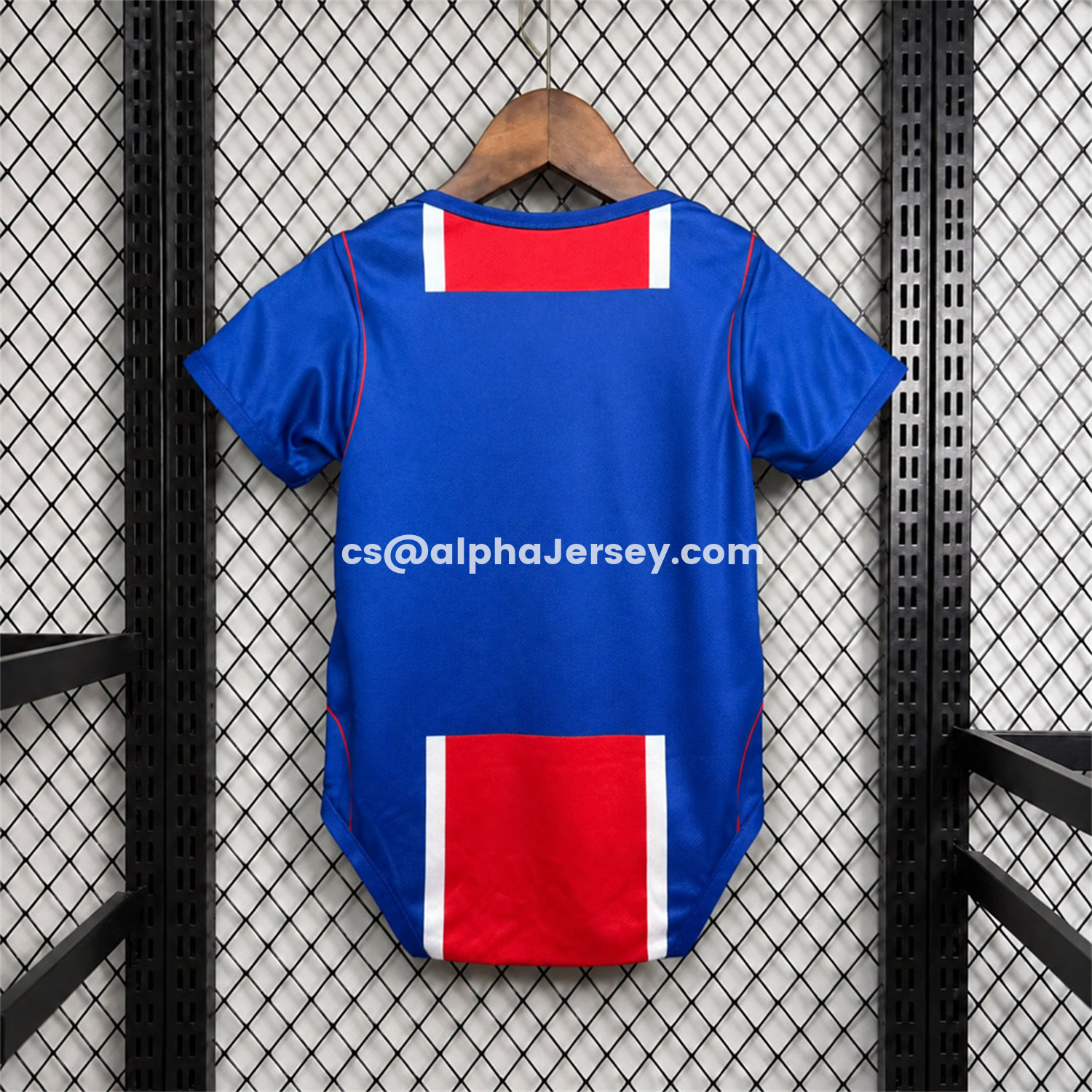 AJ-AlphaJersey-Paris Saint-Germain PSG 26-27 Home Baby Crawling Suit