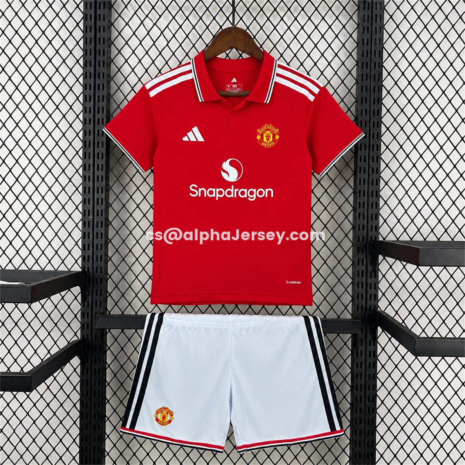 AJ-AlphaJersey-Manchester United 26-27 Home Kids Kit