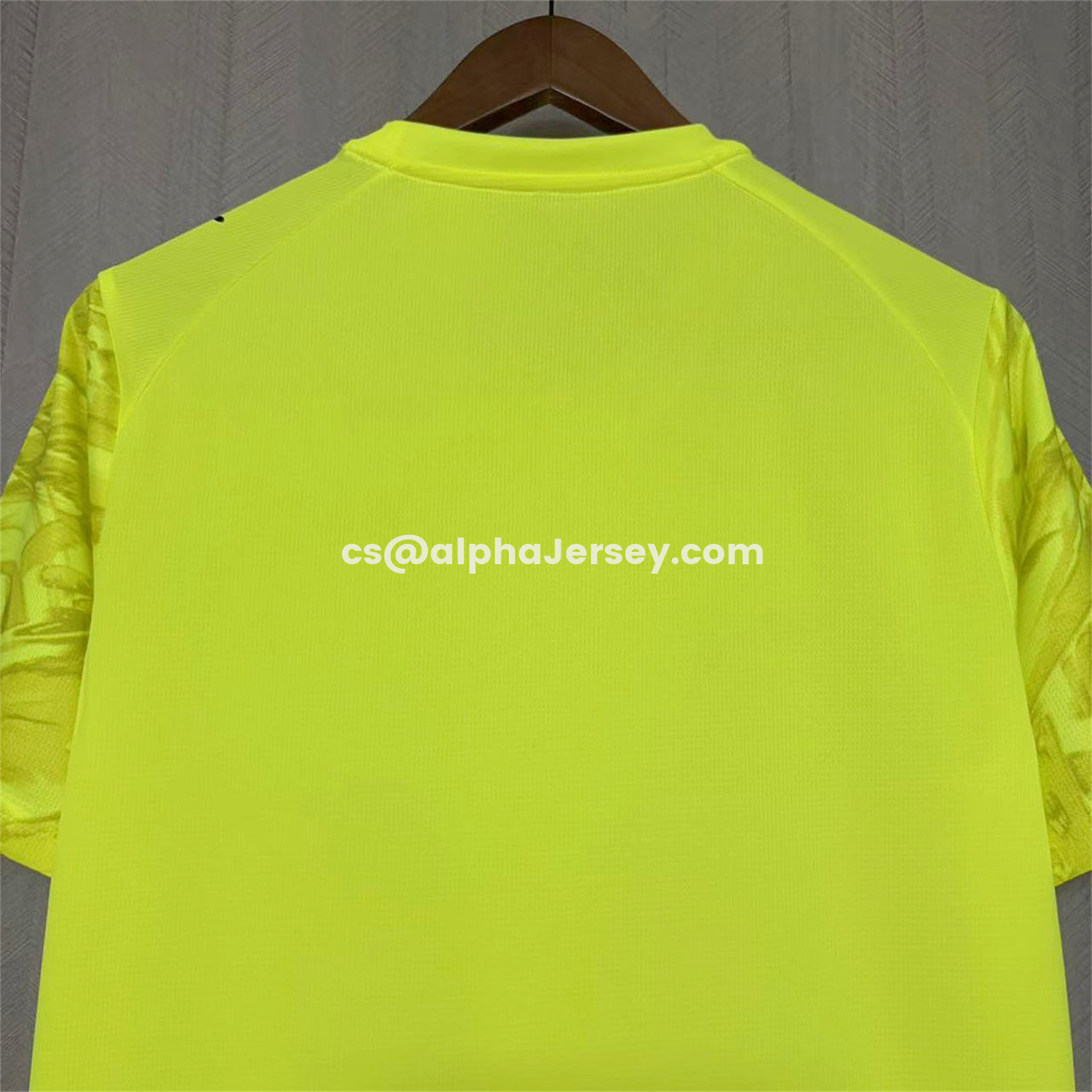 AJ-AlphaJersey-Bahia 26-27 Yellow Goalkeeper Jersey - Fans Version