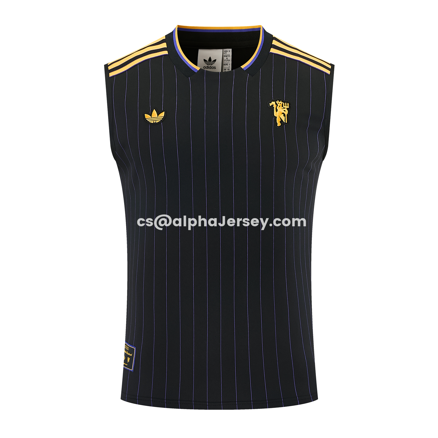 AJ-AlphaJersey-Manchester United 25-26 Retro Style Vest Training Set - Colors Top & Colors Pants