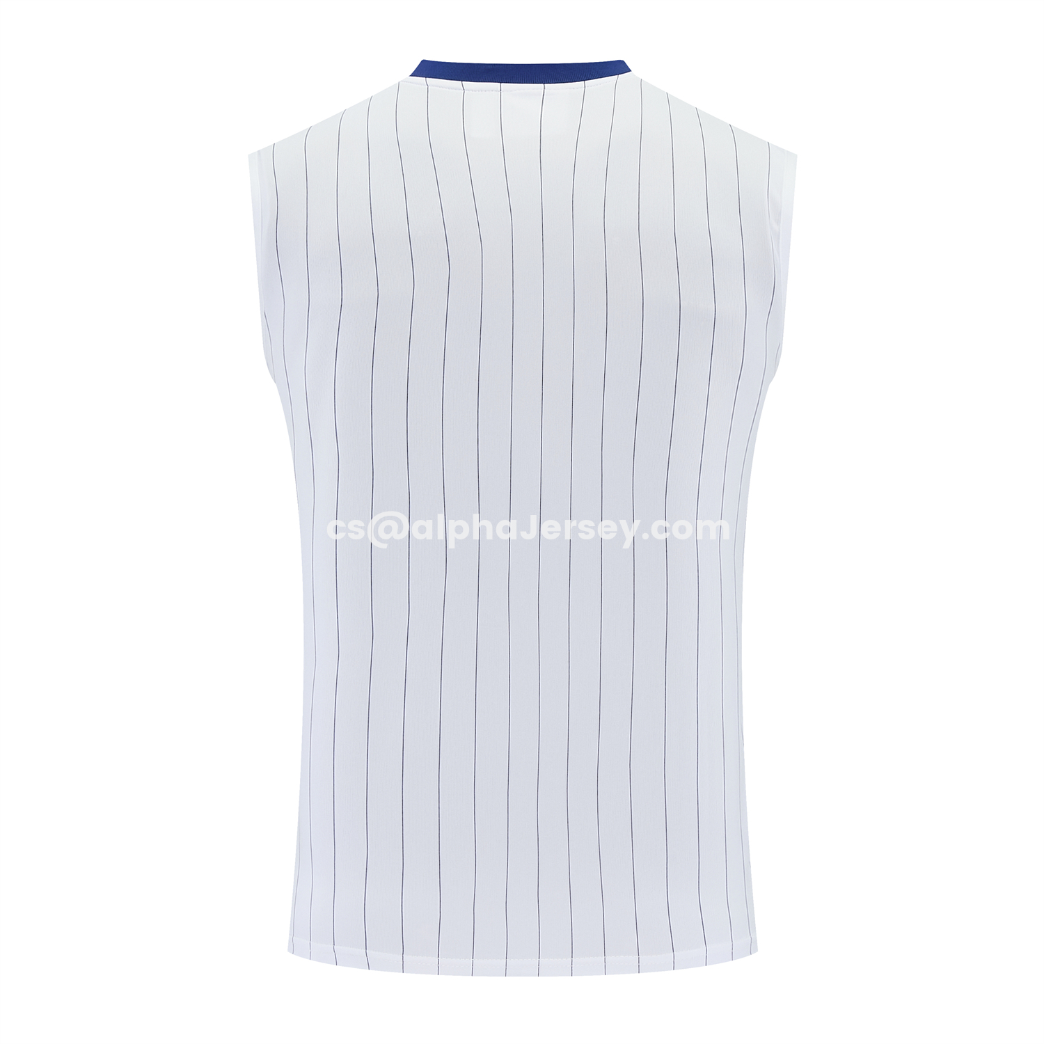 AJ-AlphaJersey-Roma 25-26 Retro Style Vest Training Set - White With Red Details Top & Pants