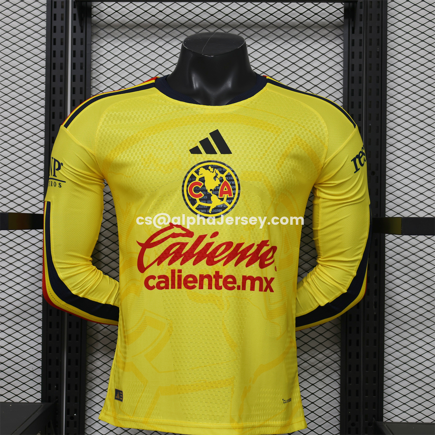 AJ-AlphaJersey-Club América 26-27 Home Long Sleeves Jersey - Player Version
