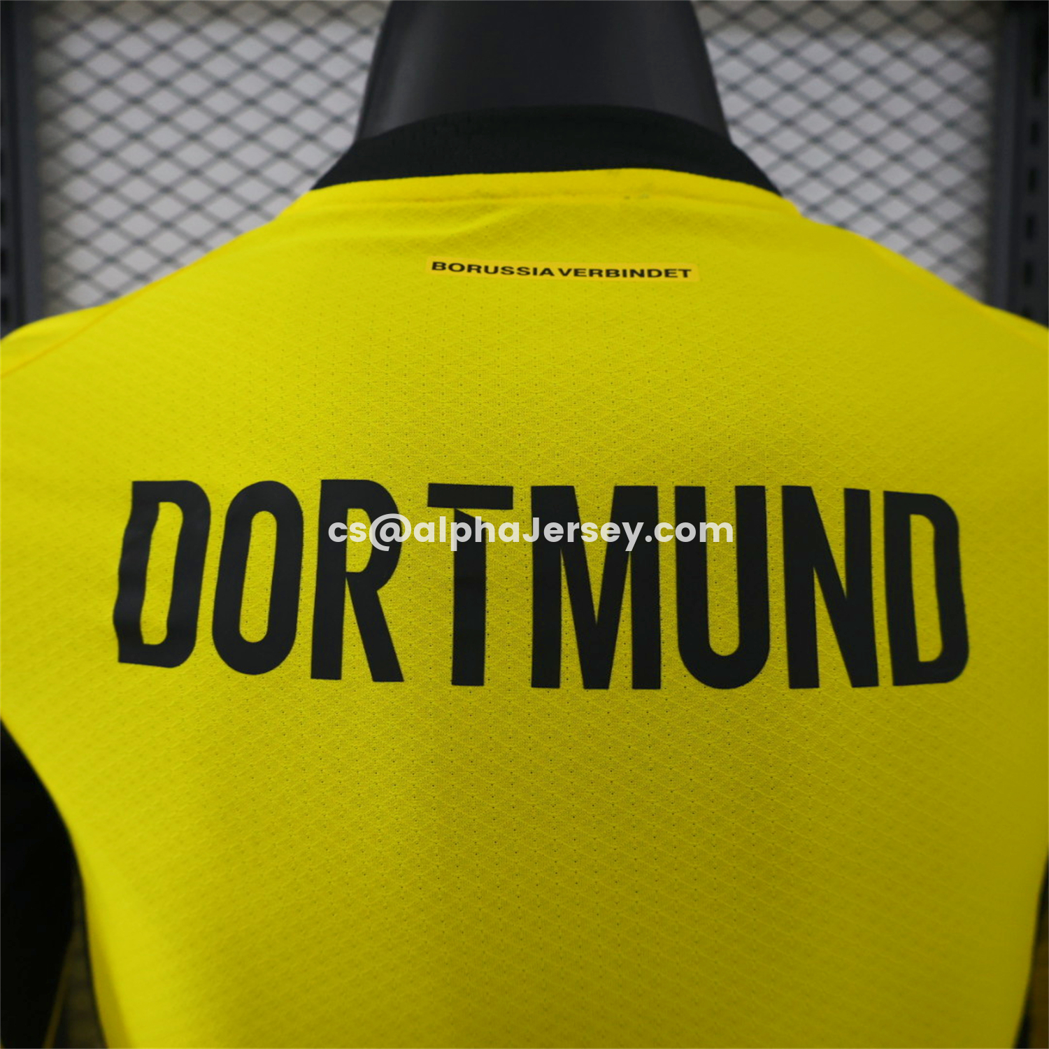AJ-AlphaJersey-Dortmund 26-27 Home Long Sleeves Jersey - Player Version