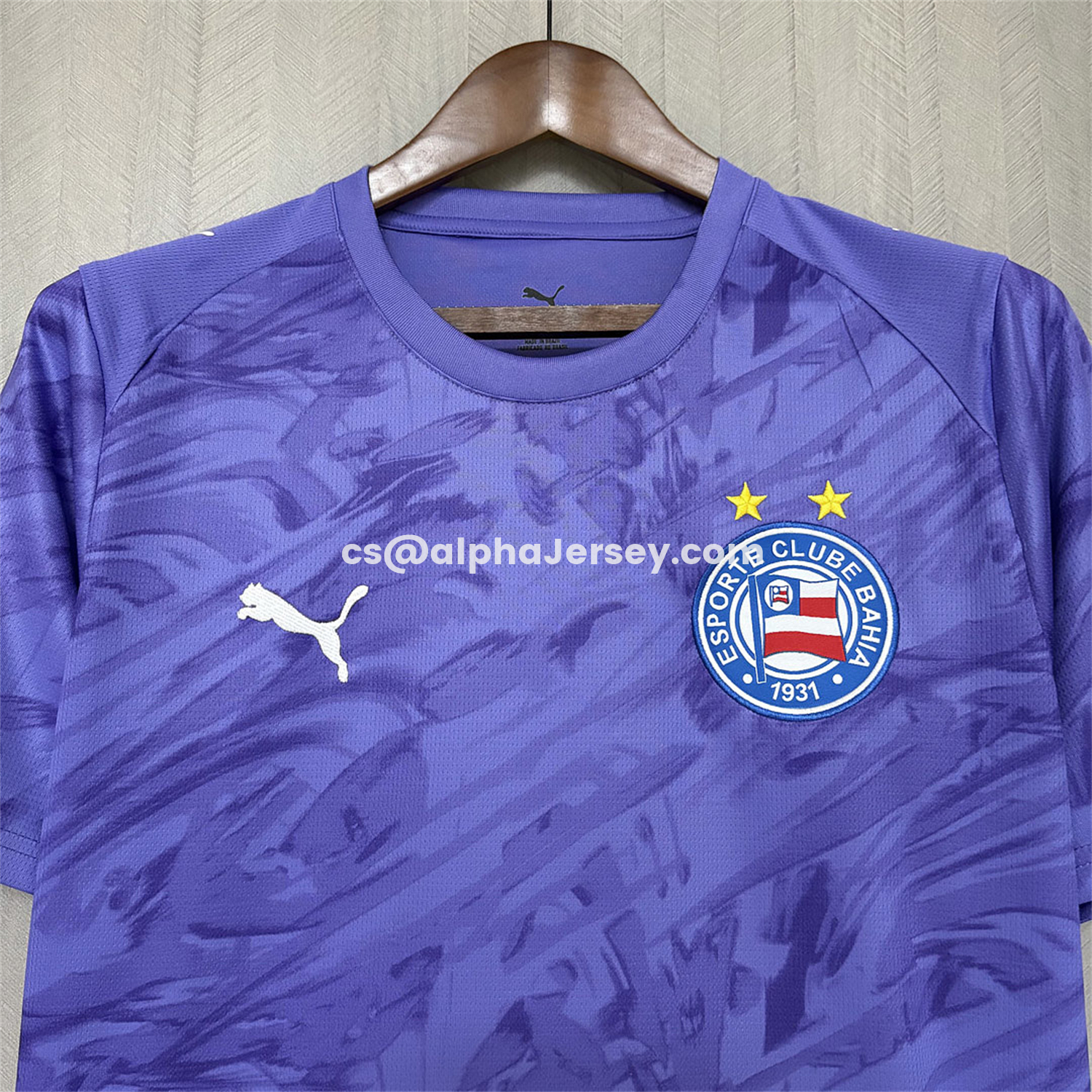 AJ-AlphaJersey-Bahia 26-27 Purple Goalkeeper Jersey - Fans Version