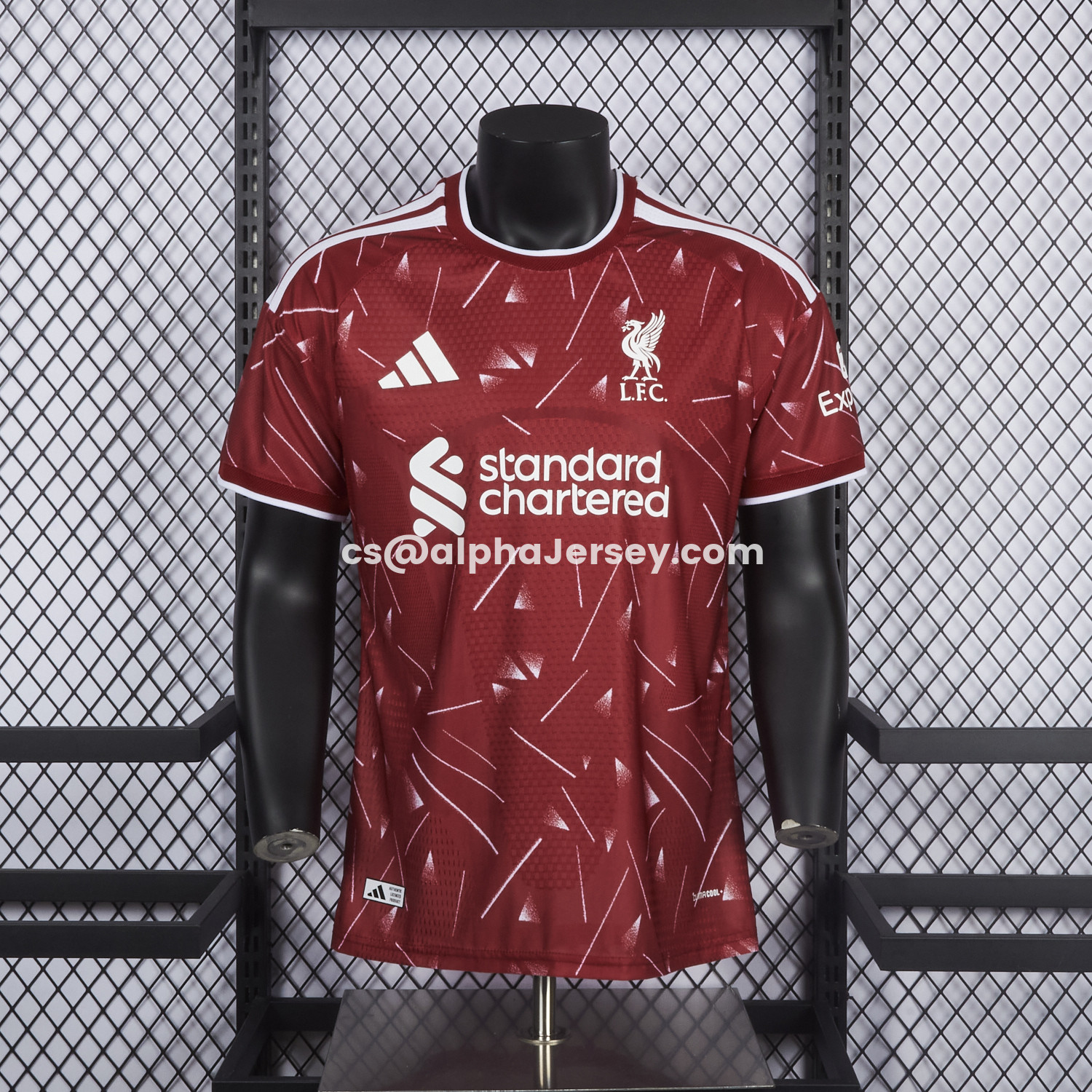 AJ-AlphaJersey-Liver.pool 26-27 Home Red Jersey - Player Version