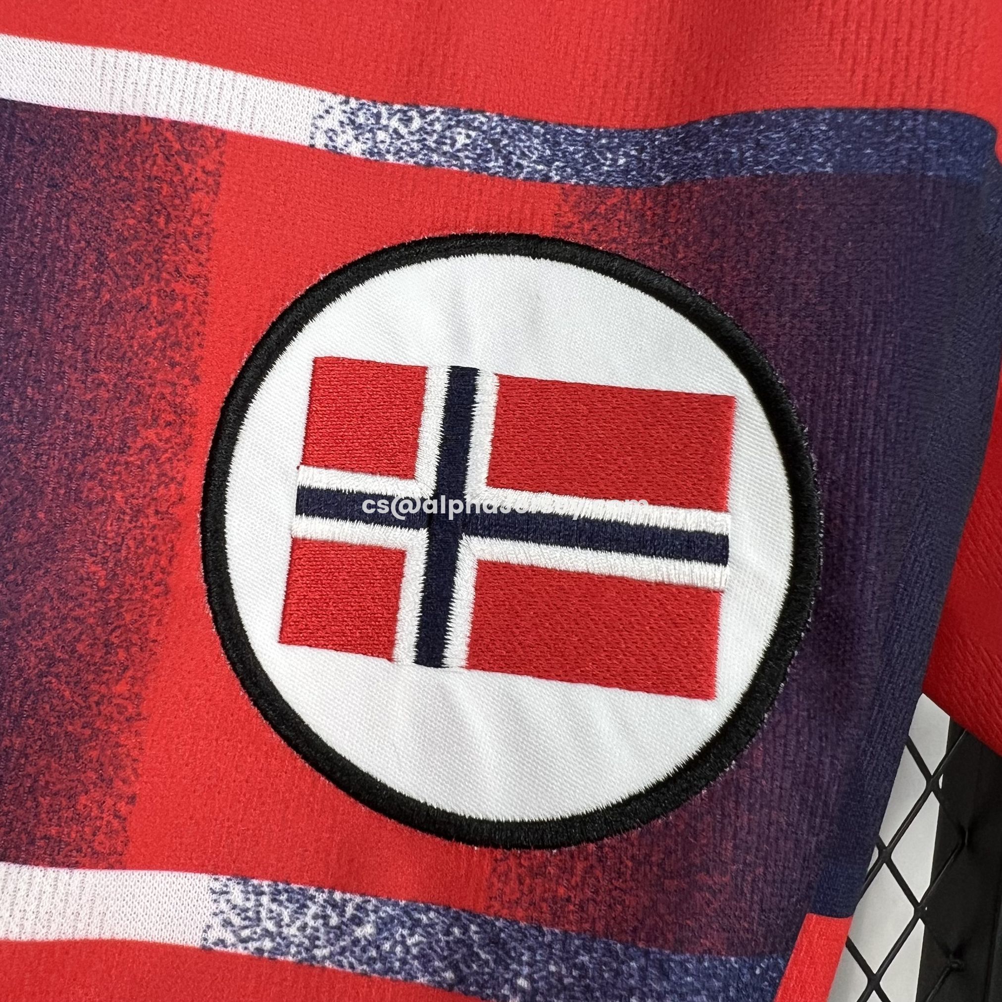 AJ-AlphaJersey-Retro Norway 1998 Home Jersey