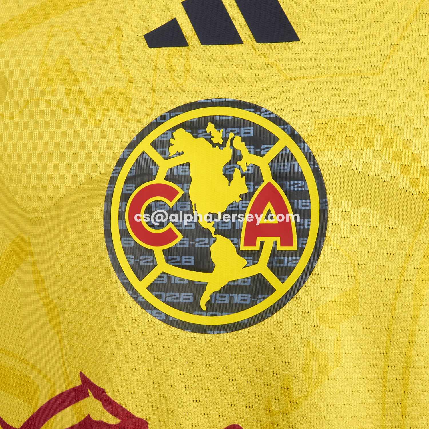 AJ-AlphaJersey-Club América 26-27 Home Yellow Jersey - Player Version