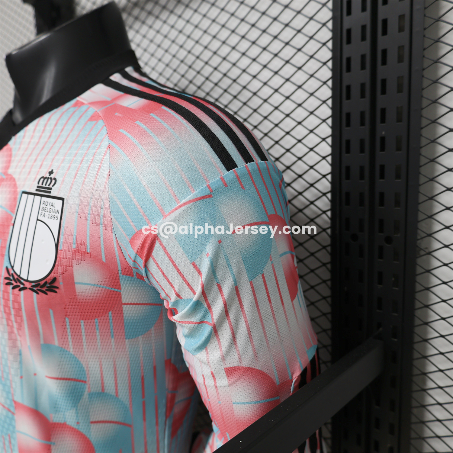 AJ-AlphaJersey-Belgium 2026 Away Long Sleeves Jersey - Player Version