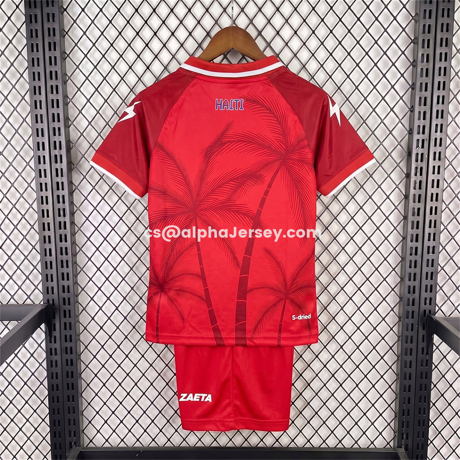 AJ-AlphaJersey-Haiti 2026 Third Kids Kit