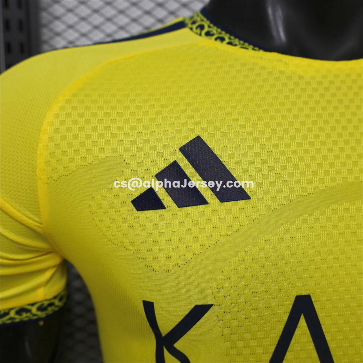 AJ-AlphaJersey-Al Nassr Riyadh Victory 26-27 Home Jersey With Sponsors - Player Version