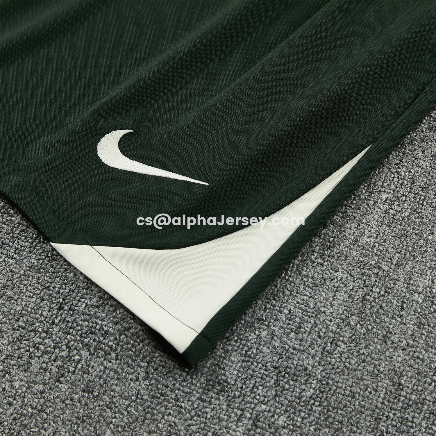 AJ-AlphaJersey-C.H.E.L.S.E.A 25-26 Short-Sleeve Training Set - Dark Green Top & Dark Green Pants