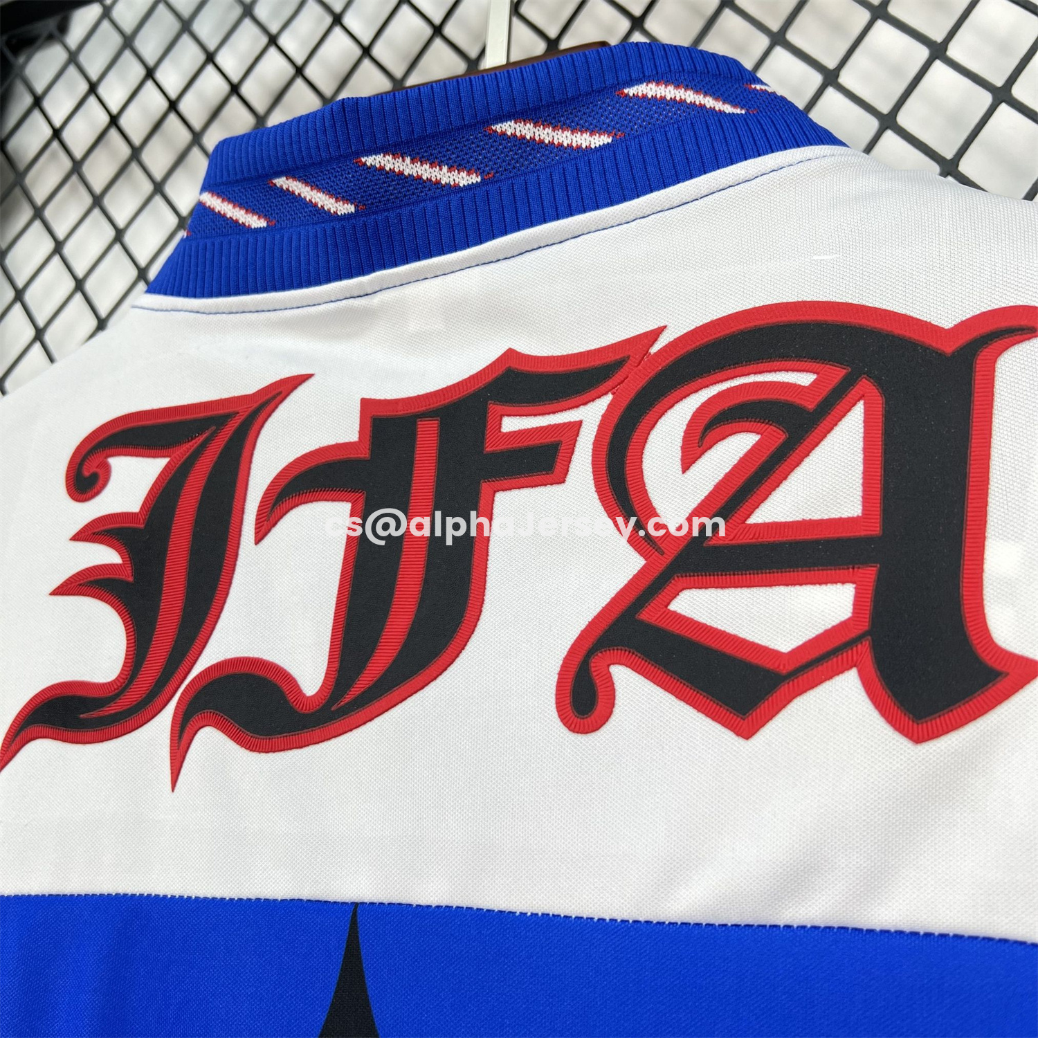 AJ-AlphaJersey-Japan 2026 Retro Style Blue Jersey - Fans Version