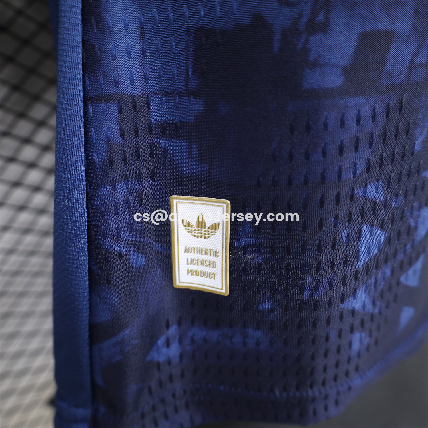 AJ-AlphaJersey-Arsenal 26-27 Dark Blue Digital Pattern Cannon Special Edition Jersey - Player Version