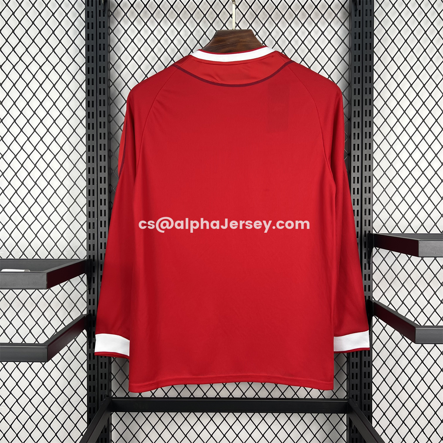 AJ-AlphaJersey-Retro Liver.pool 2002-04 Home Long Sleeves Jersey
