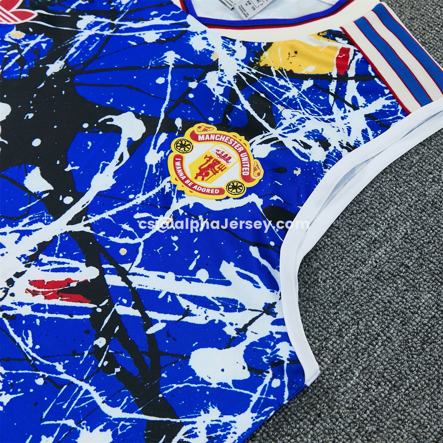 AJ-AlphaJersey-Manchester United 26-27 Retro Style Vest Training Set - Colors Top & Colors Pants