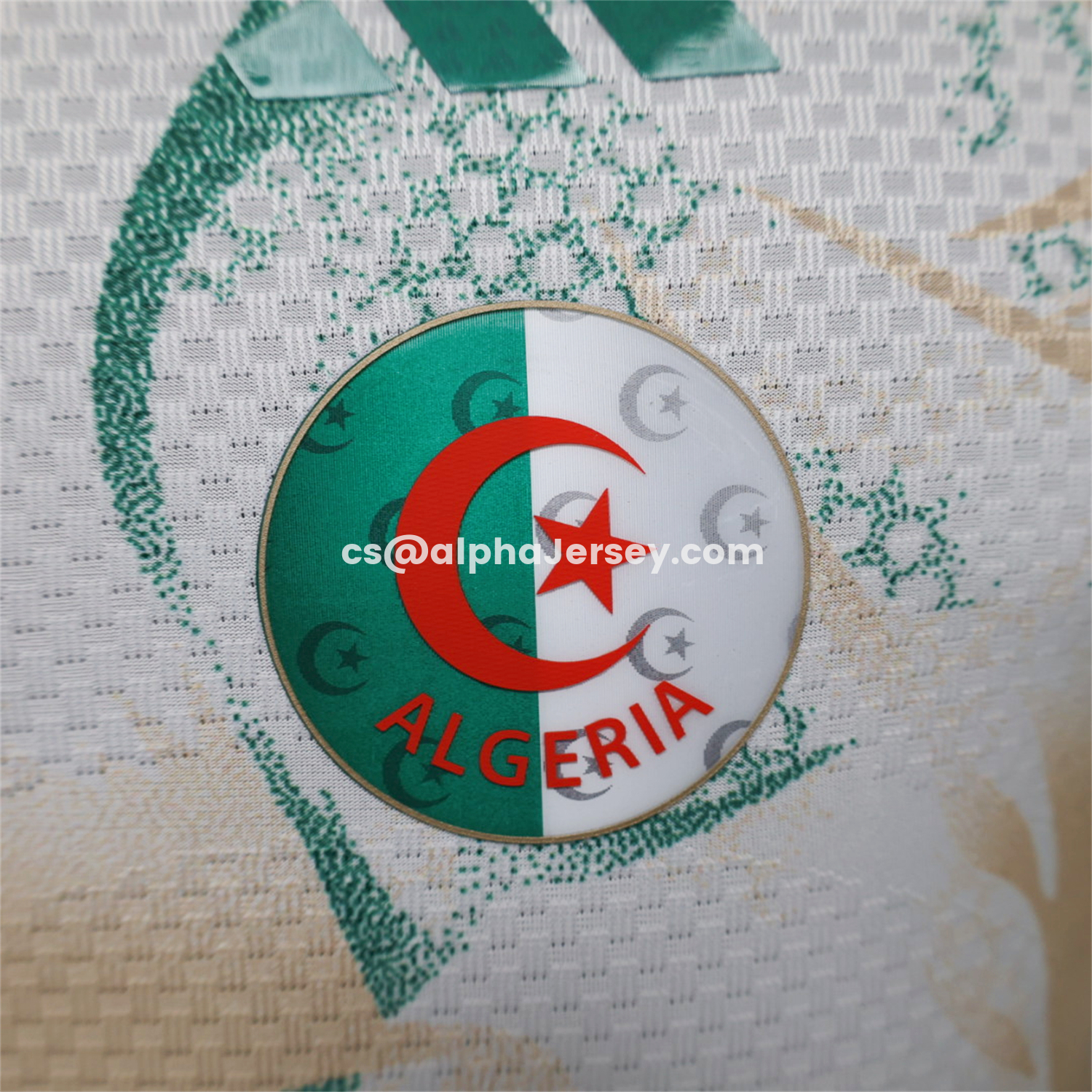 AJ-AlphaJersey-Algeria 2026 Dark Green White Special Jersey - Player Version